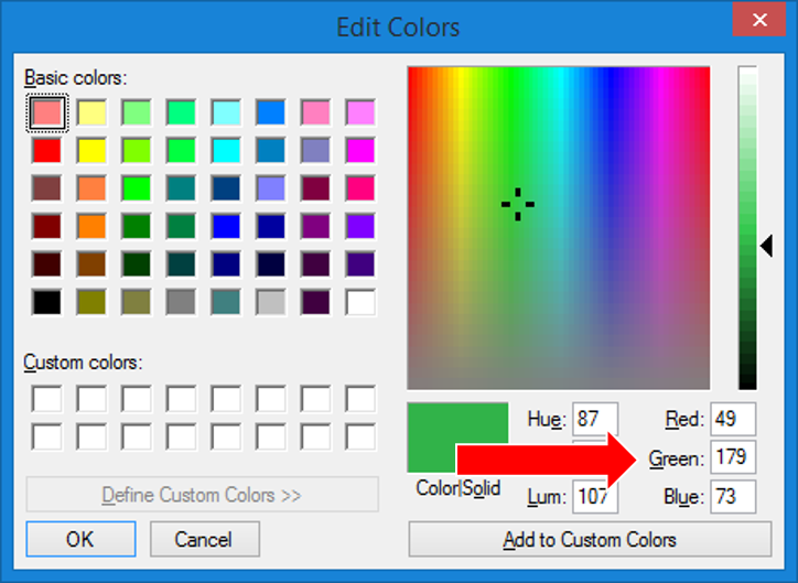 How to Find Your Custom Color Codes with Paint | Depict Data Studio
