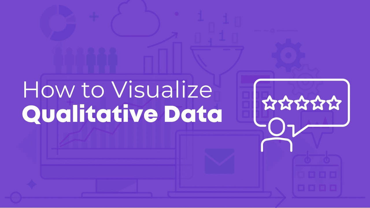 Visualize qualitative data from interviews, focus groups, surveys, and more by using word clouds, photographs, icons, diagrams, and timelines.