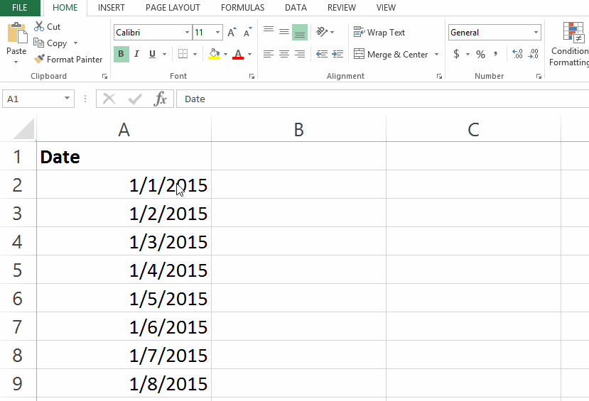 Ann K. Emery on displaying long dates or short dates in Microsoft Excel